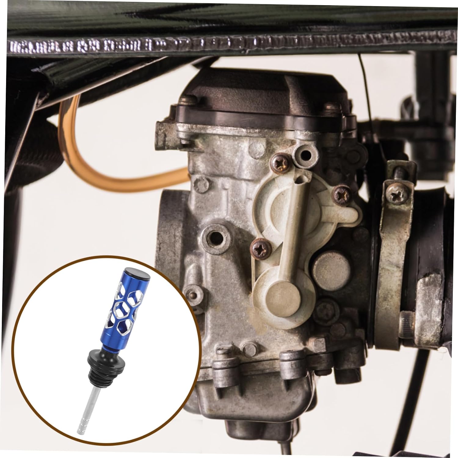MAGICLULU Motorcycle Oil Level Checker Engine Oil for Accurate Measurement and Easy Monitoring Compatible Motorcycle Brands and Models