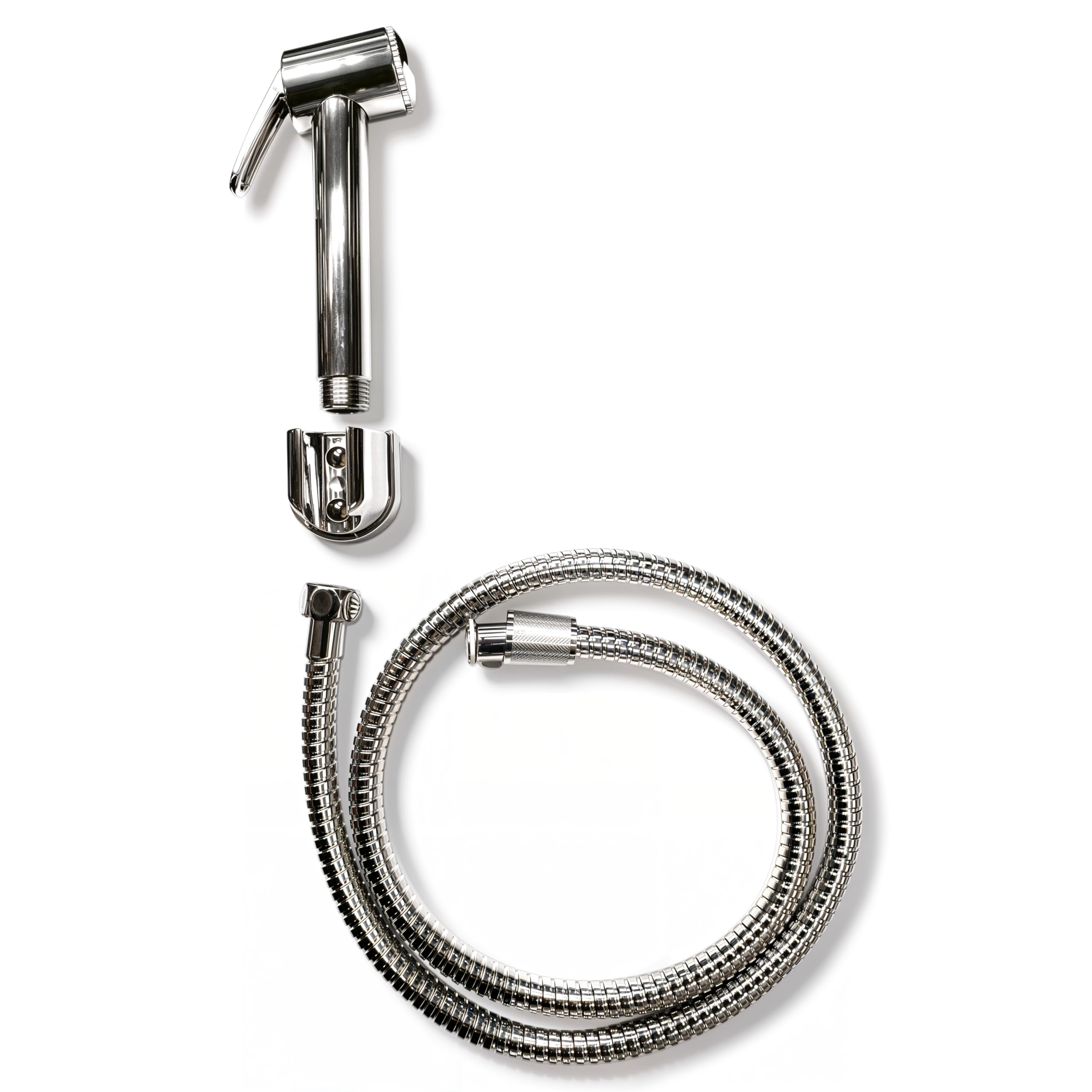 SS Premium Health Faucet/Jet Spray for Toilet (1.50 meter) | with ABS Holder/Wall Bracket | S.S Stainless Steel - Tube | Chrome Finish ABS Plastic - Gun | Bidet Spray | (B0BN4GRM3X) Amazon Price History, Amazon Price Tracker