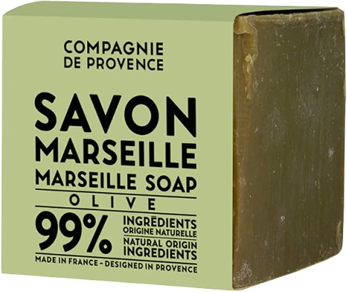 The soap cube is composed of pure olive oil, known for its nourishing and moisturizing properties. Olive oil helps to cleanse the skin gently and effectively, leaving it feeling soft and supple. This gentle formula makes it suitable for all skin types, including sensitive skin.