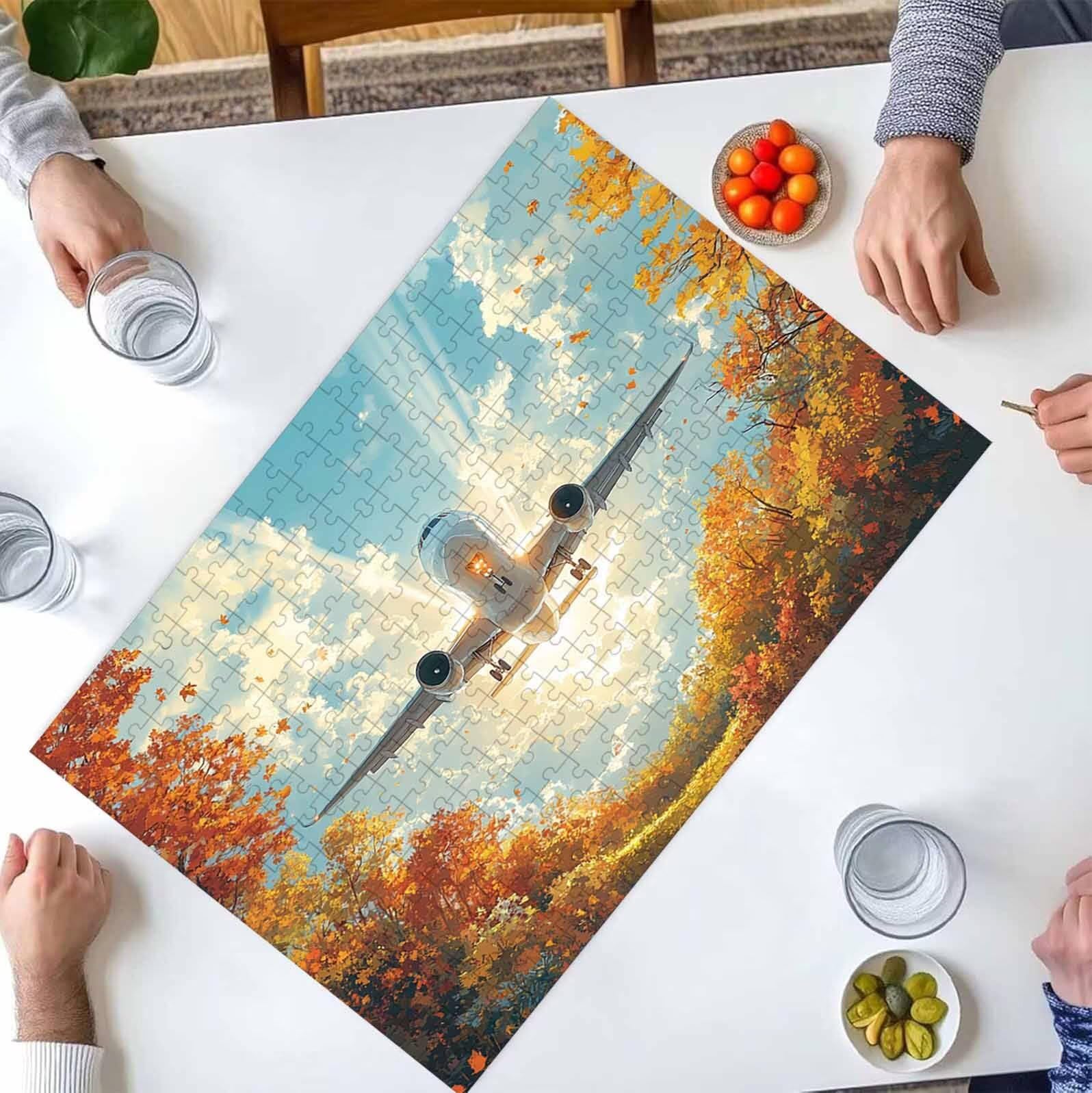 Puzzle Adulto 1500 Pezzi verde scultura| Gioco familiare e attività di gruppo per adolescenti e | Regalo Compleanno Per Bambini Dai 14 Anni Decorazione Casa e Idea Regalo per Relax PjY1021 B-A