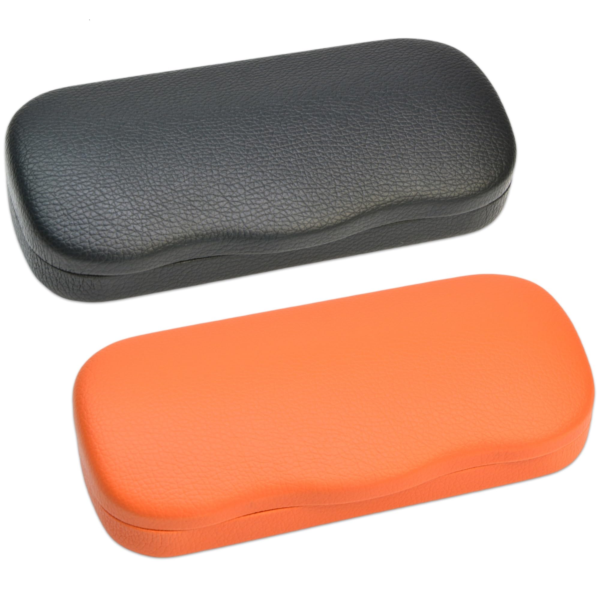 K KAREZOG 2 Pack Sunglasses Case, Glasses Case for Women,Sunglass Cases Hard Shell PU Leather,Hard Sun glasses Case Women Spectacle Cases,Sun Glasses Case (Color-5)