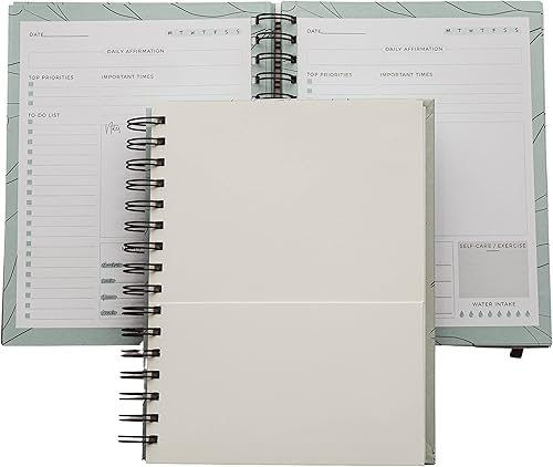 Miniatura 7 de Paper 'n Such Agenda diaria sin fecha, suministros escolares y de oficina, organiza tareas y aumenta la productividad, diario de trabajo, cuaderno