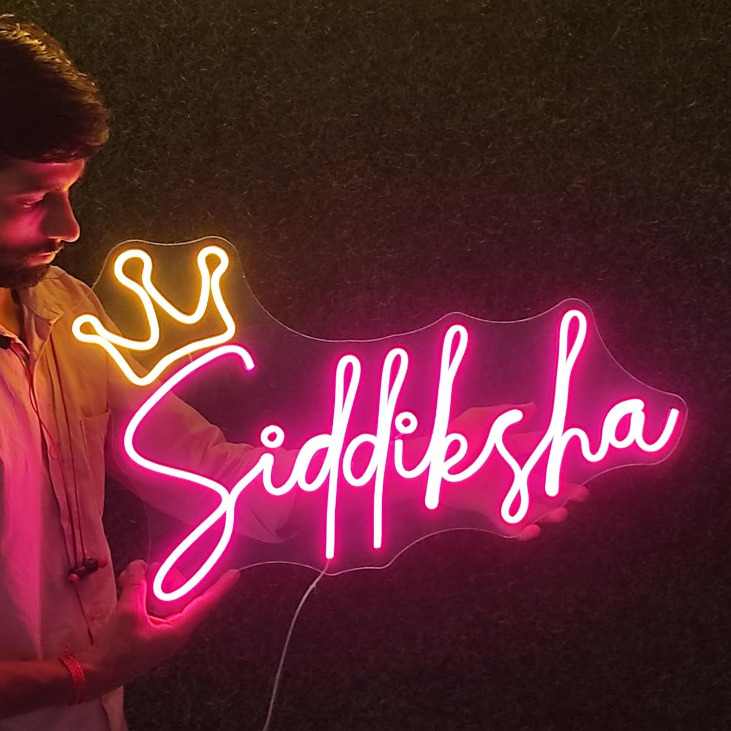 Custom Name Neon Light for Wall Home Decor, Customized Neon Sign Lights Personalized Gift for Men, Women, Husband, Wife, Girls, Boys (1 Letter)