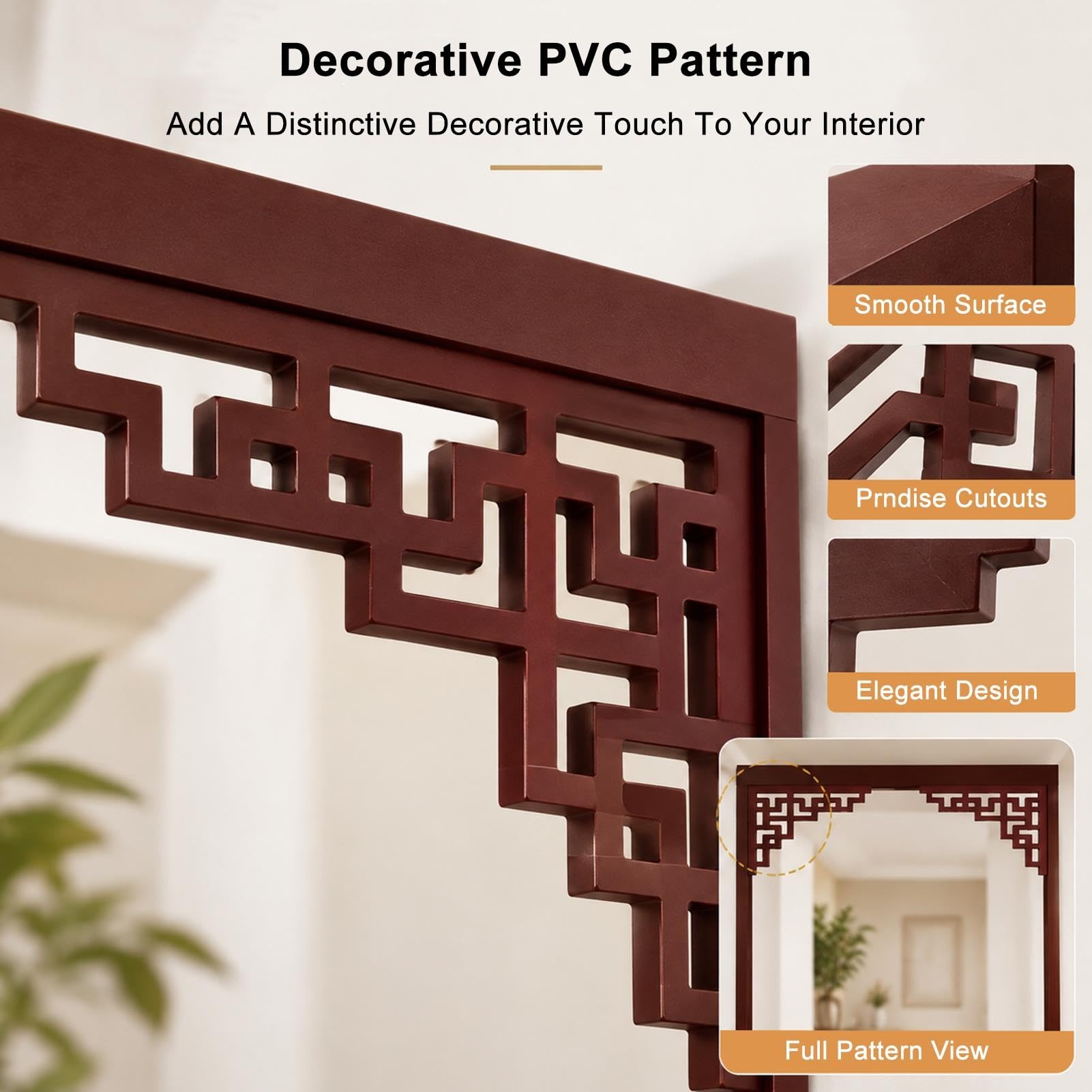 Pannello Divisorio in PVC, Separatore Decorativo per Ingressi
