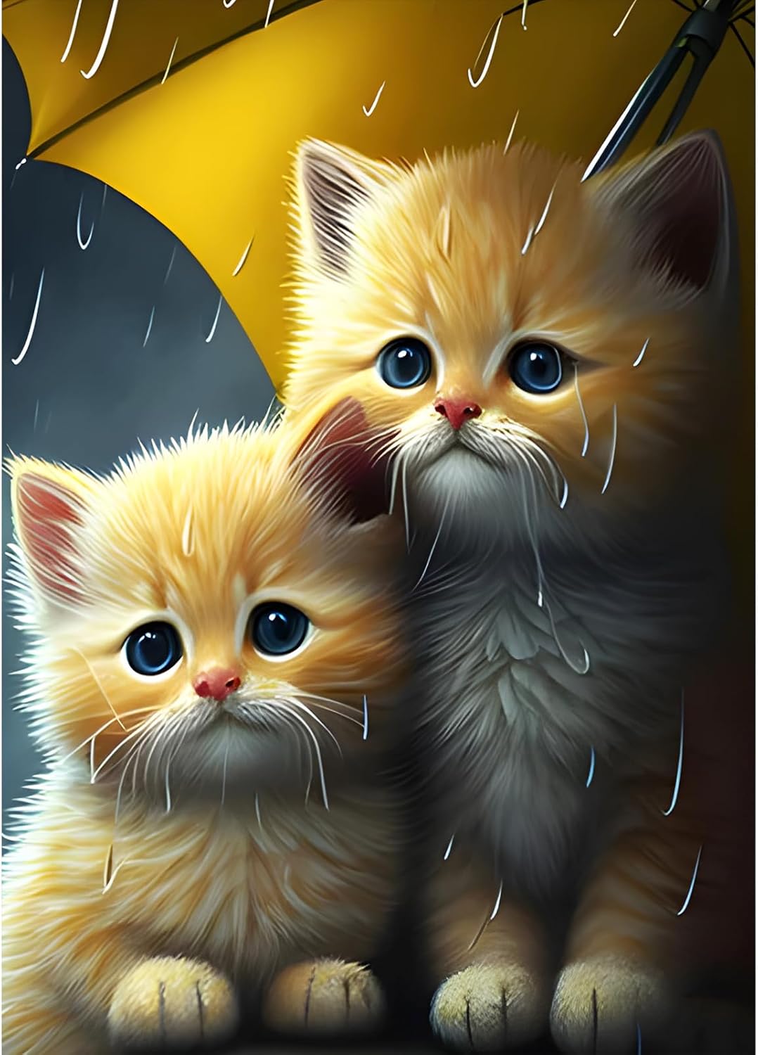 DPHERO 5D Diaond Painting Kätzchen Diaant Painting Bilder Diaond Painting Erwachsene