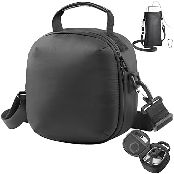 FOREGOER Pouch Designed for Apple Vision Pro Full Protection Portable Travel Case and Storage with Battery Holder - Black...