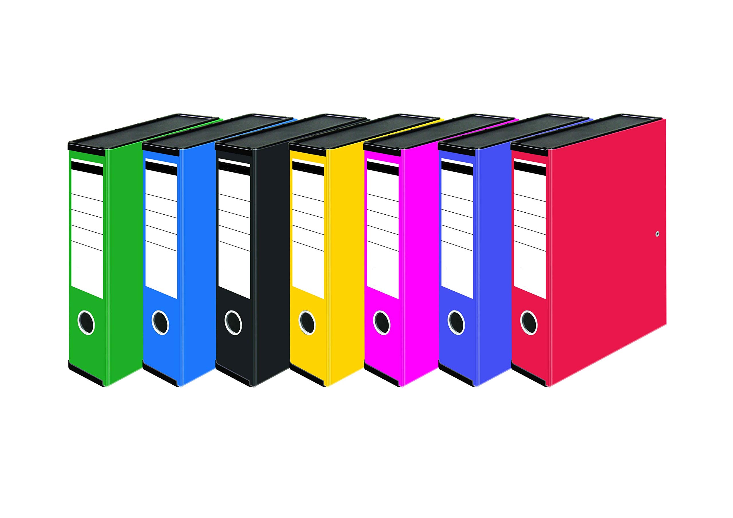 Strong Premium Quality Linen Box Files A4 Foolscap Size by Nobel (Any 3 Colours)