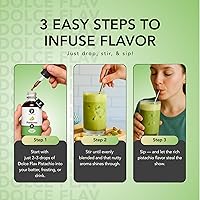 Vista 120 de Dolce Flav Cotton Candy Extract – Kosher, Sugar-Free, Concentrated Carnival-Style Flavoring for Baking, Frostings & Drinks, Includes Measured