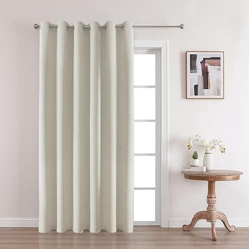 Miniatura 27 de Joydeco Cortinas opacas de 84 pulgadas de largo, 2 paneles burg, cortinas de oscurecimiento de habitación para dormitorio, cortinas térmicas