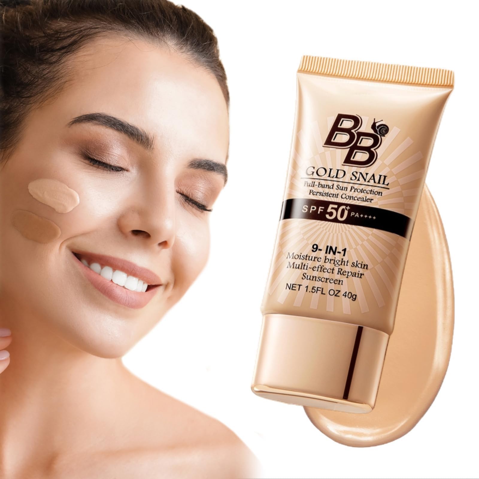 Amazon.com: Korean BB Cream with SPF 50, 9 in 1 BB Cream Sunscreen