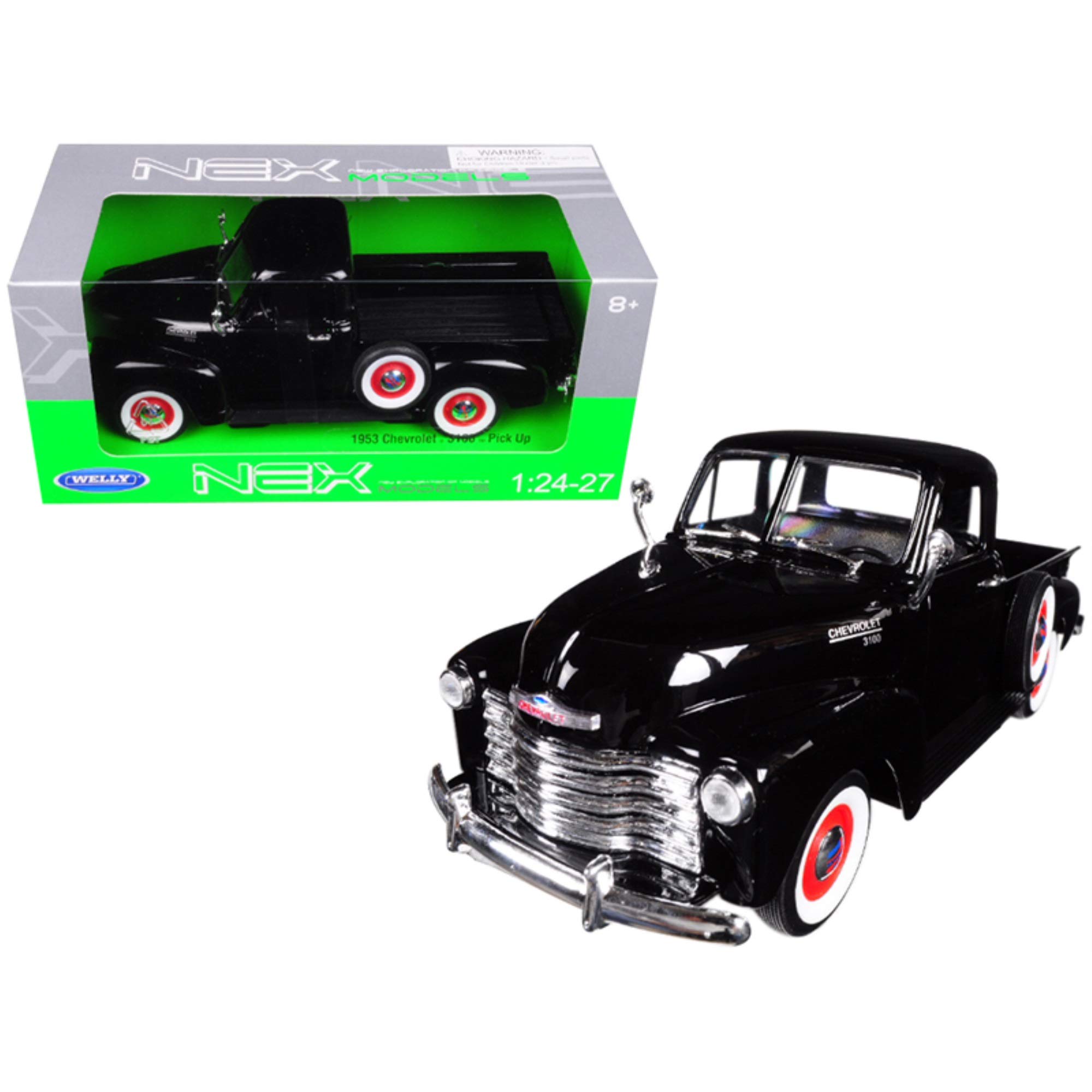 1953 Chevrolet 3100 Pick Up Truck Black 1/24-1/27 Diecast Model Car