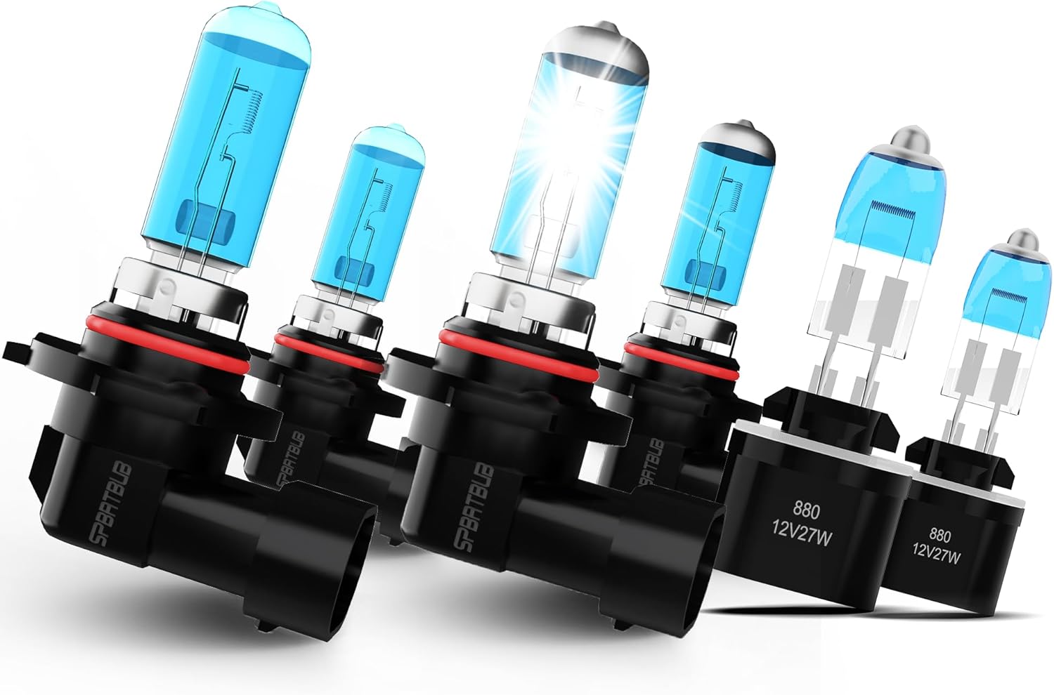 compatible with Chevy Camaro 1998-2002 Lights Headlight Bulbs, 9005 high beams +9006 low beams + 881 Fog Lights Bulbs, Pack of 6