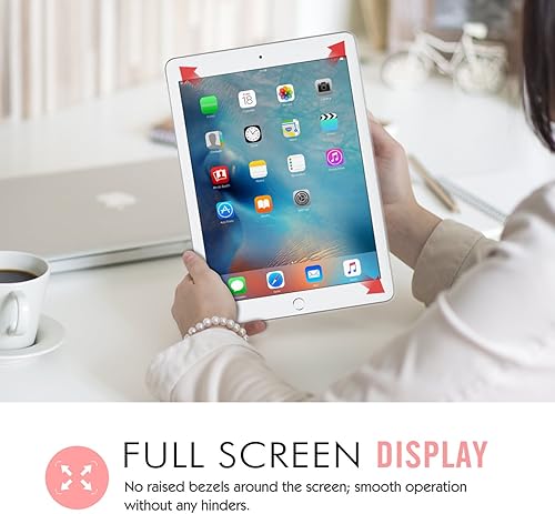 Miniatura 9 de MoKo Case Fit iPad Pro 9.7 - Funda delgada y ligera con protector trasero translúcido esmerilado para iPad Pro 9.7 pulgadas 2016 Release Tablet