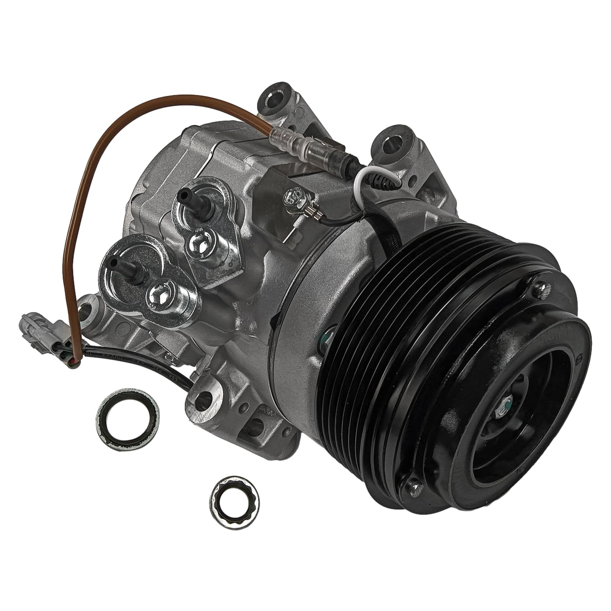 Amazon.com: AngyMeck A/C Air Conditioner Compressor with Clutch