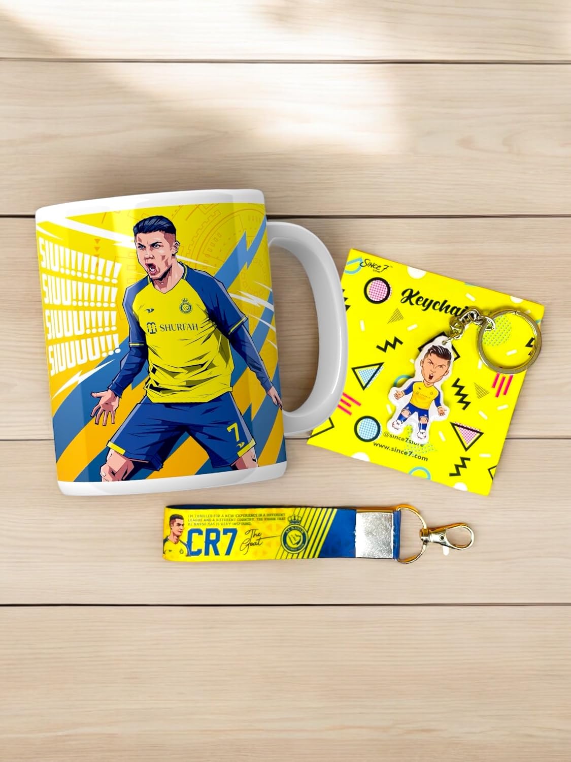 SINCE 7 STORE Ceramic Cristiano Ronaldo Giftbox Includes: Mug, Double Sided Keychain, Key-Tag - Gift For Cr7 Fans - The Ultimate Fan Collection, 350Ml, Multicolor (B0CRZ3CYPD) Amazon Price History, Amazon Price Tracker