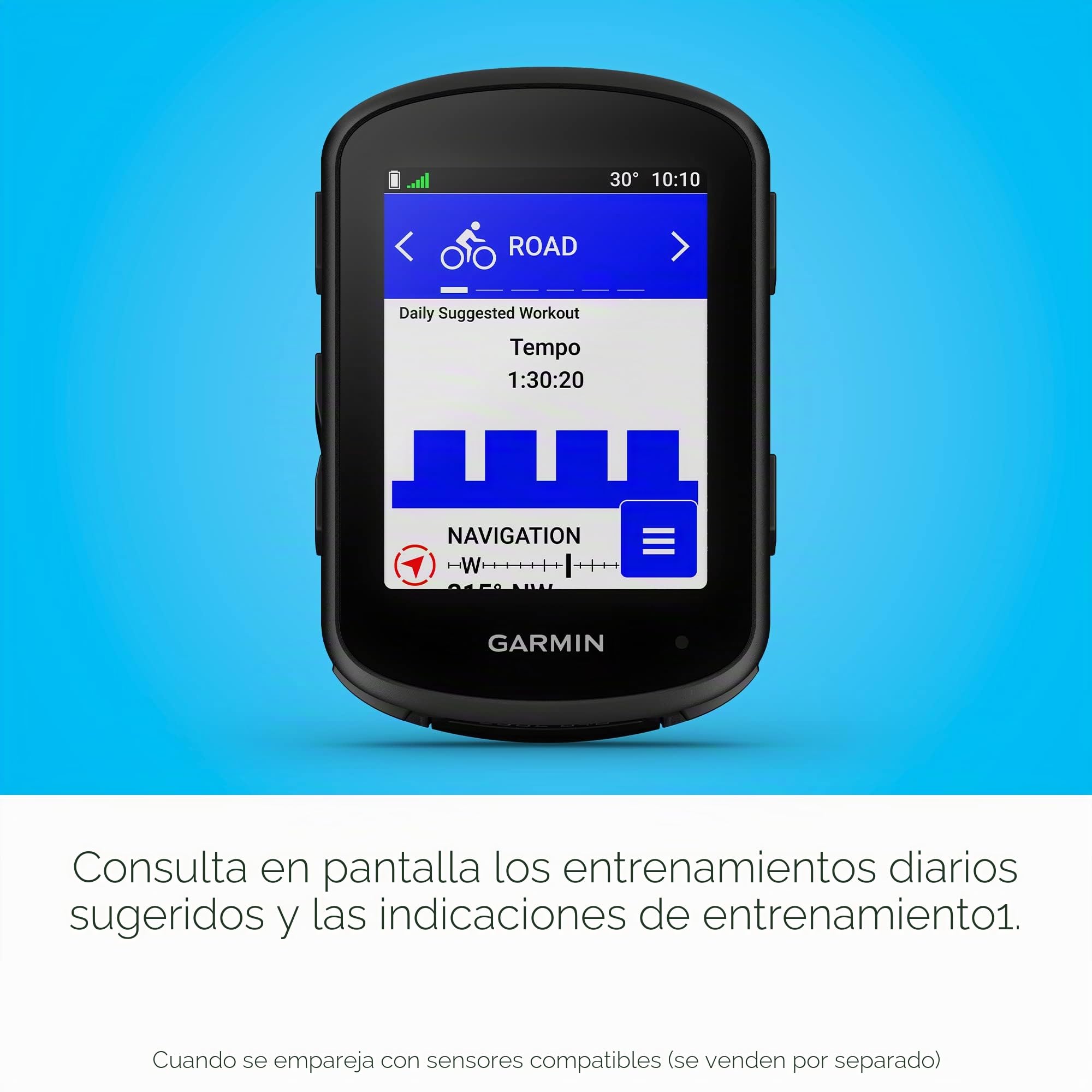 Garmin Edge 840, computadora de Ciclismo GPS compacta con Pantalla táctil y Botones, Entrenamiento adaptativo específico, navegación Avanzada y más