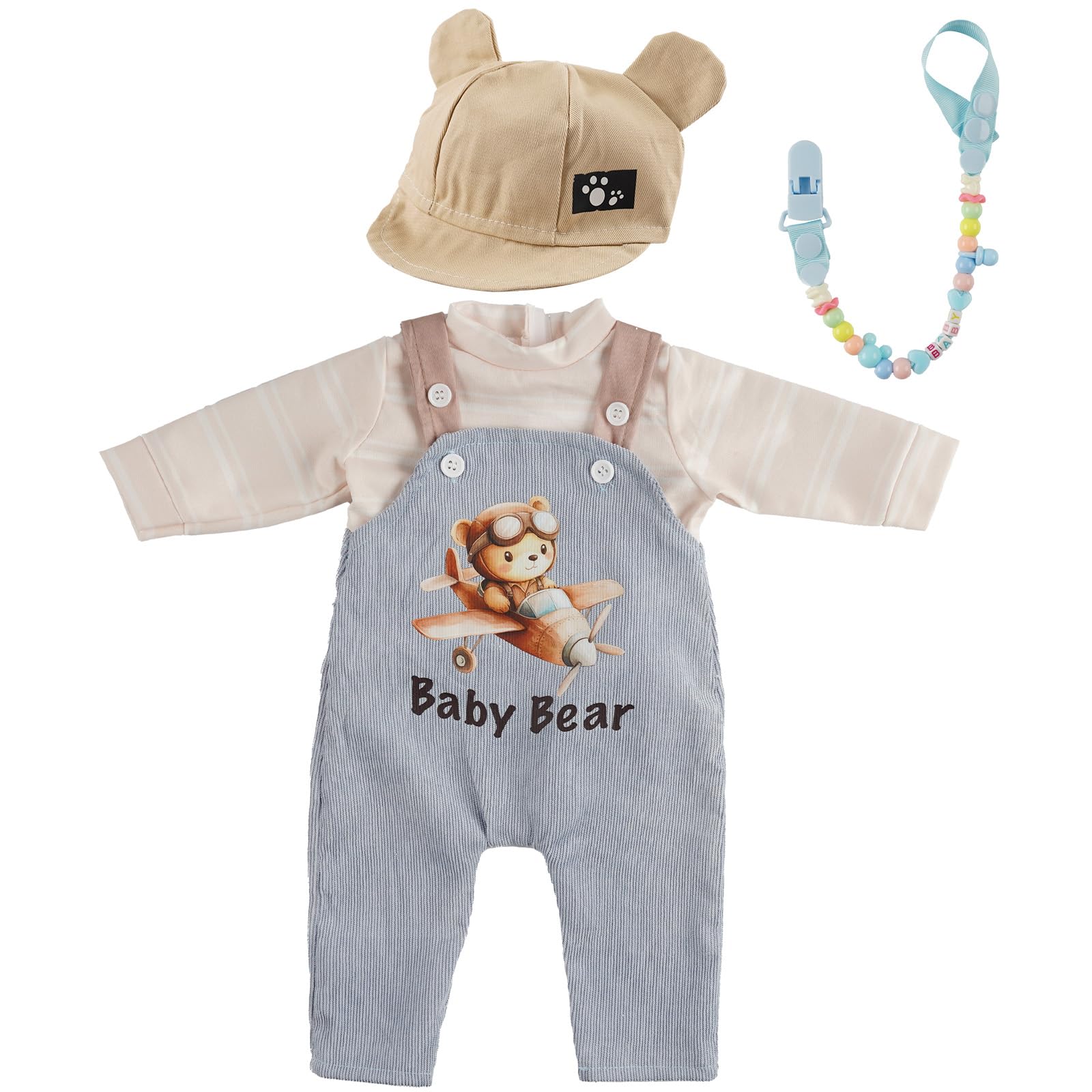Amazon.com: BABESIDE 4 Pcs Reborn Baby Doll Clothes Set for 17-22
