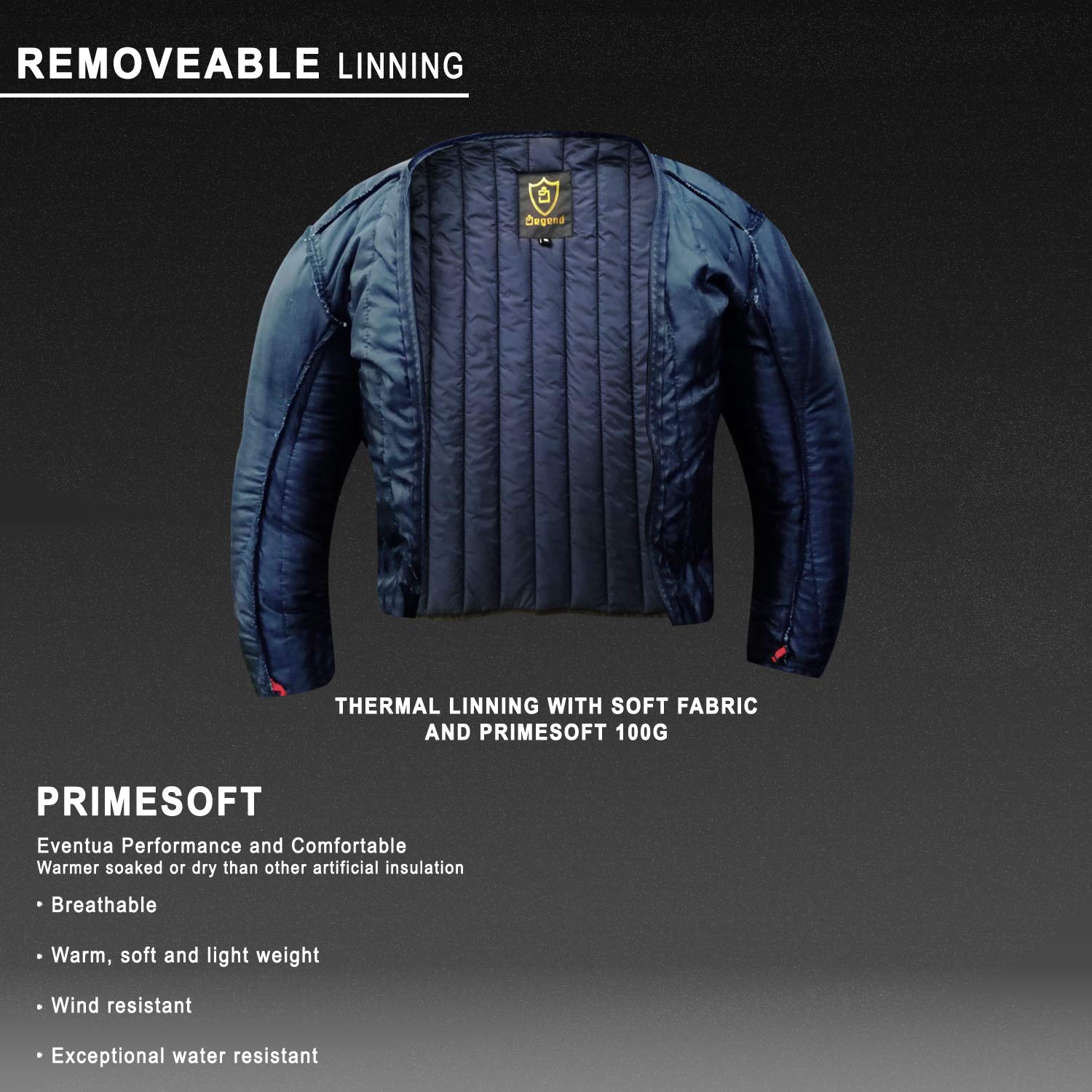 SNOW MAN | Motorradjacke Herren mit Protektoren Wasserdicht und Windfest, Homologiert