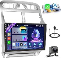 Hikity Android 13 Autórádió 9" Peugeot 307 SW CC CarPlay GPS Bluetooth 1