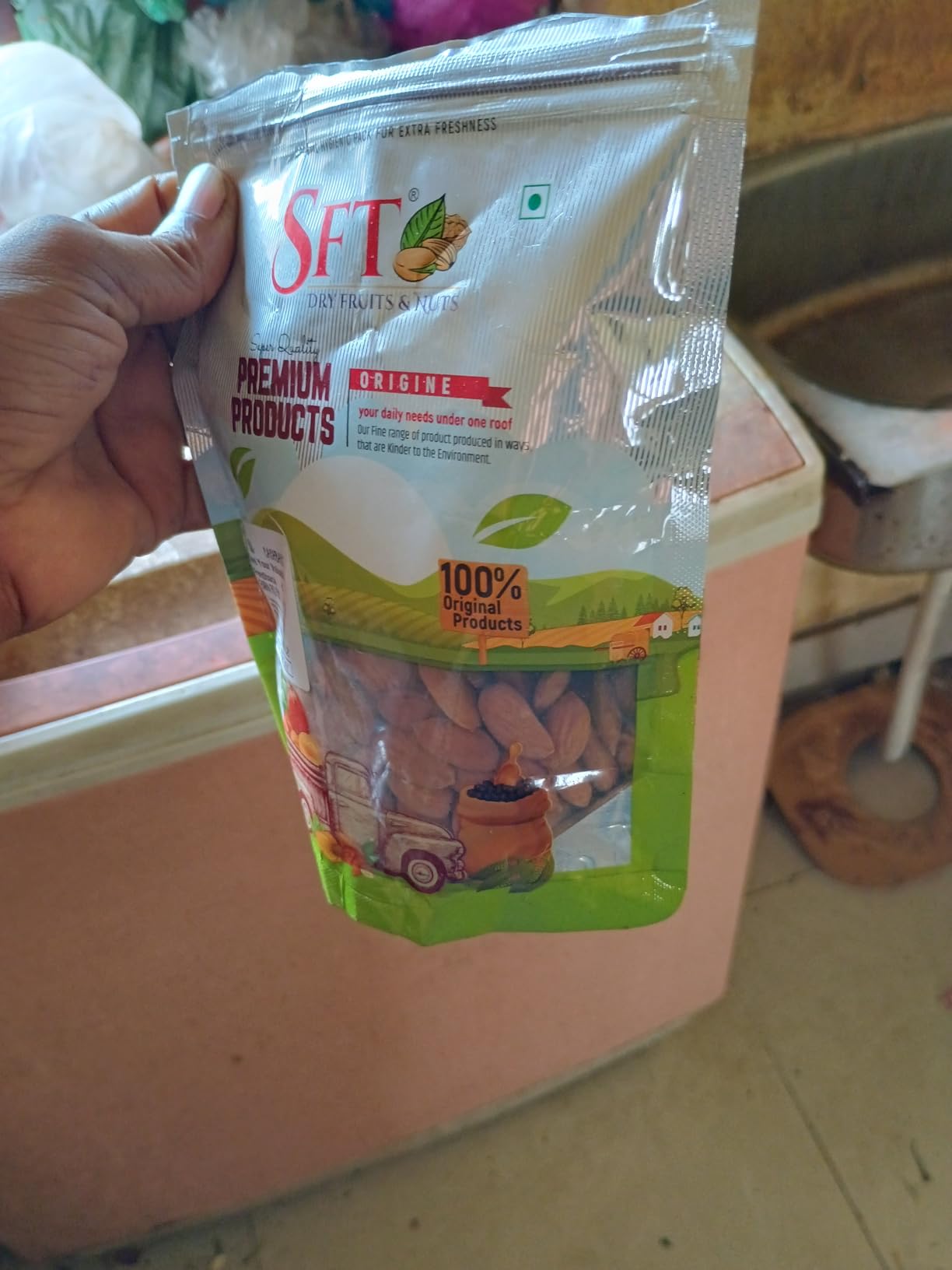 SFT Gurbandi Giri Almond (Badam) [ Rich in Oil so Bitter in Taste ] 250