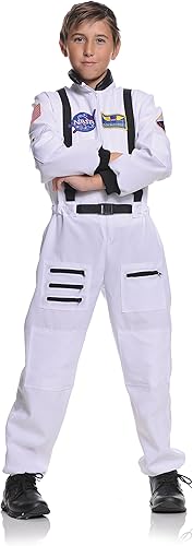 Underwraps - Disfraz de astronauta para niños color blanco talla M 6 - 8 Underwraps - Disfraz de astronauta para niños color blanco talla M 6 - 8