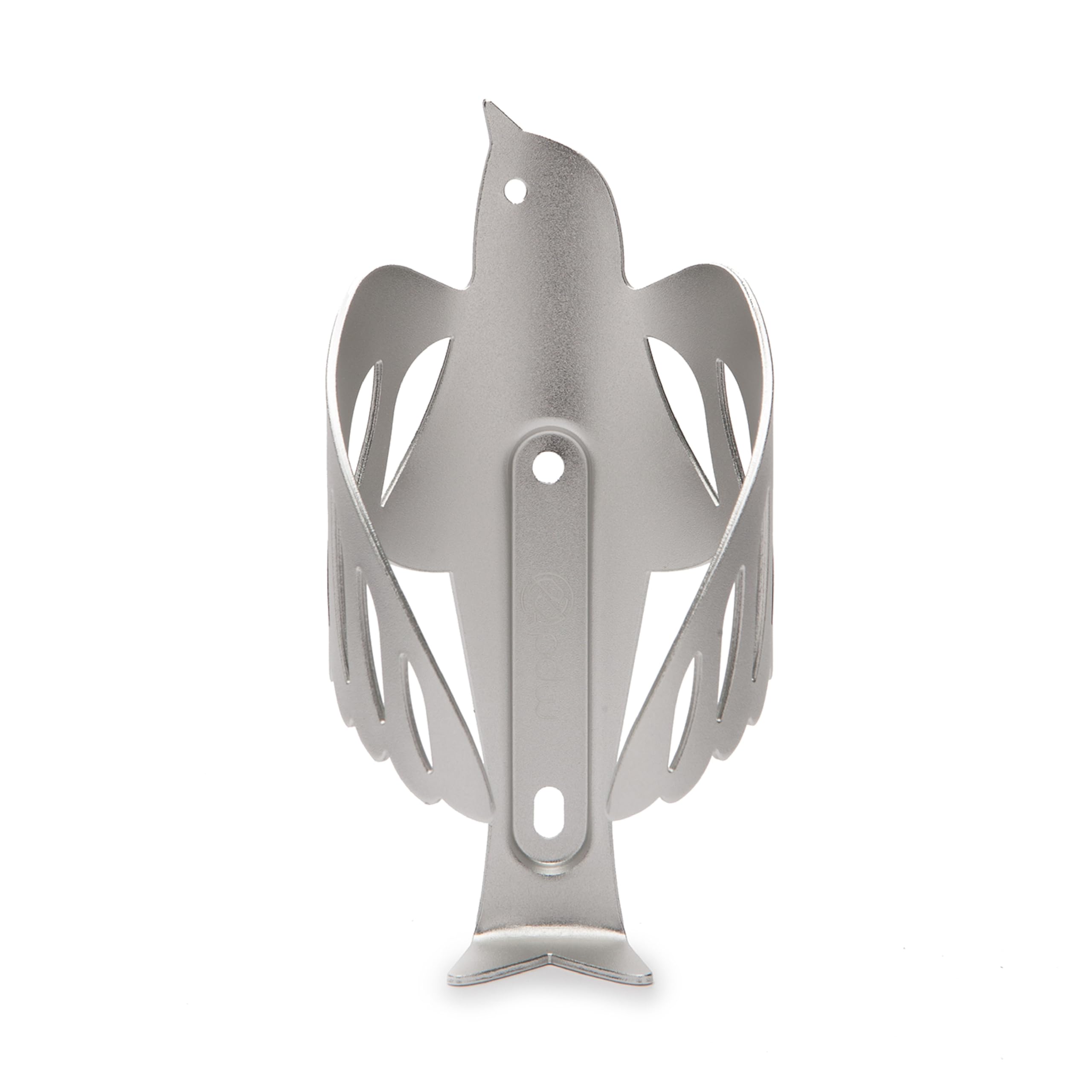 Portland Design Works Water Bottle Cage - Lightweight Water Bottle Holder for Bikes, Sparrow Cage, Silver