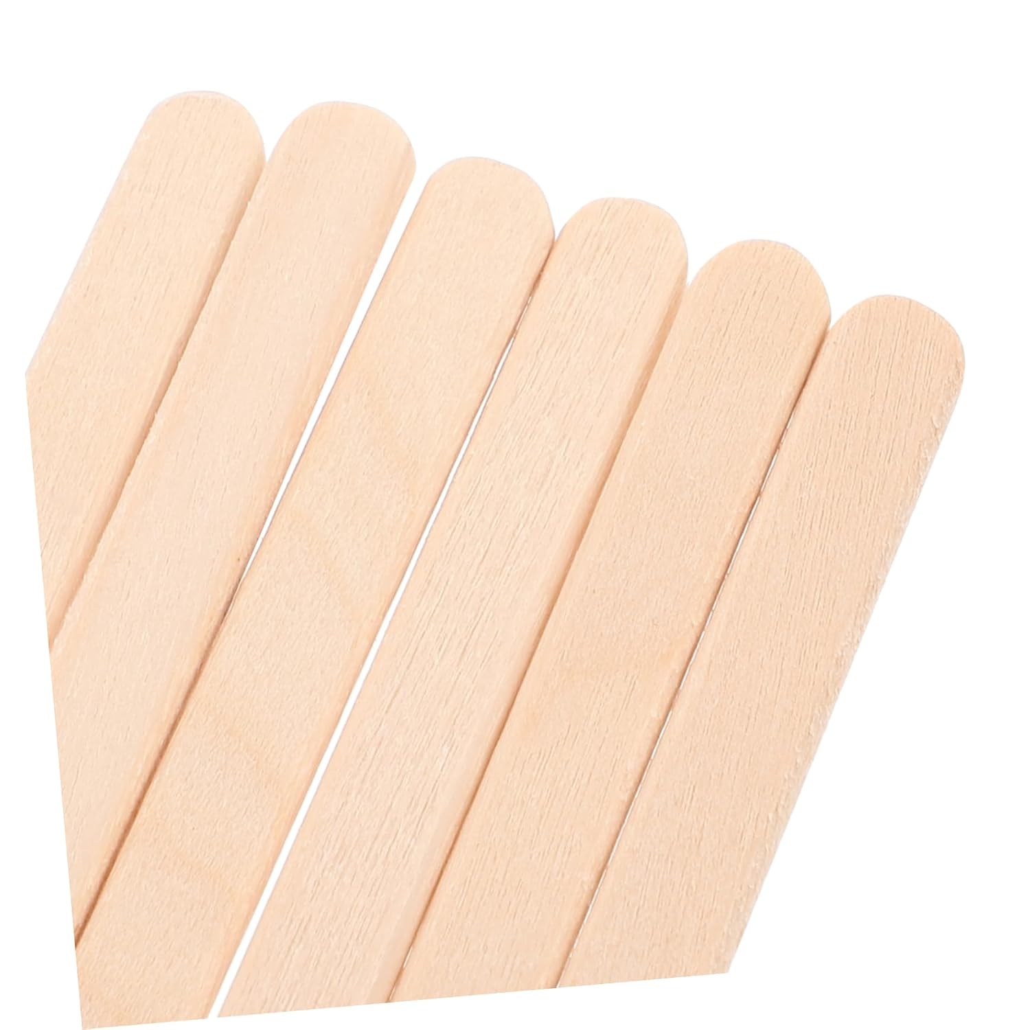 100pcs Wooden Waxing Sticks for Hair Removal Spatula Applicators Brazilian Wax Strip Tool for Women Shaving and Waxing Needs