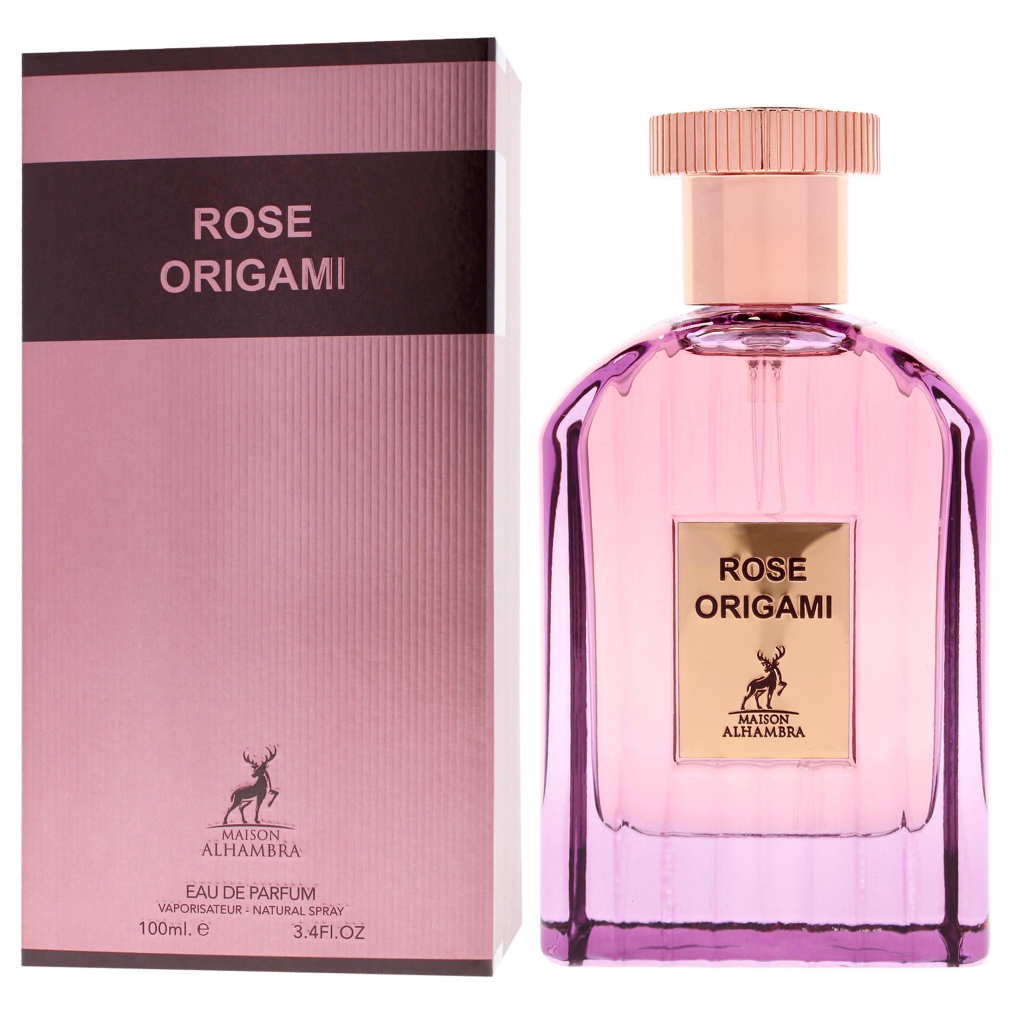 Rose Origami by Maison Alhambra for Unisex - 3.4 oz EDP Spray