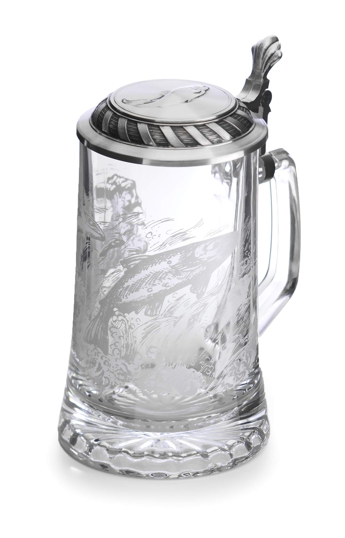 ArtinaJennerwein Beer Stein Fish, Metallic, One Size