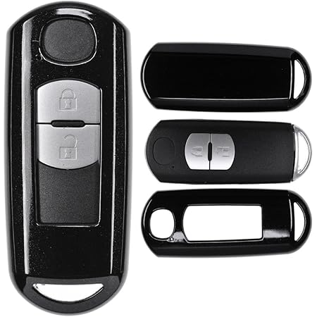 KUNIO Mazda Autoschlüssel Hülle TPU Lederoptik - Passend Für CX-5, 3, 6, MX-5
