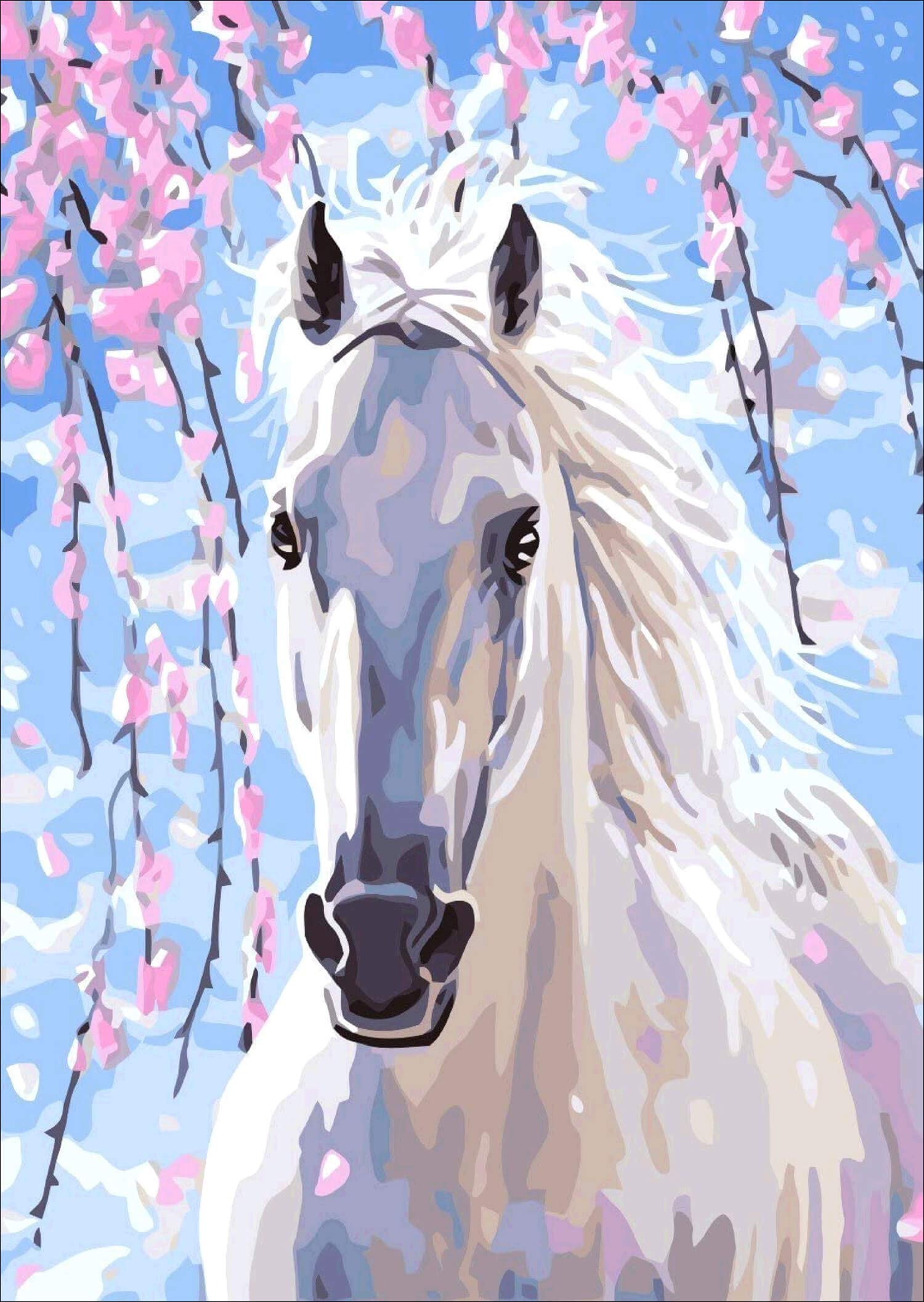 Kit 4 Sottobicchieri Fai Da Te 5D A Mosaico Con Cavallo - Arte Del Diamante Per Principianti - Regalo Creativo E Rilassante