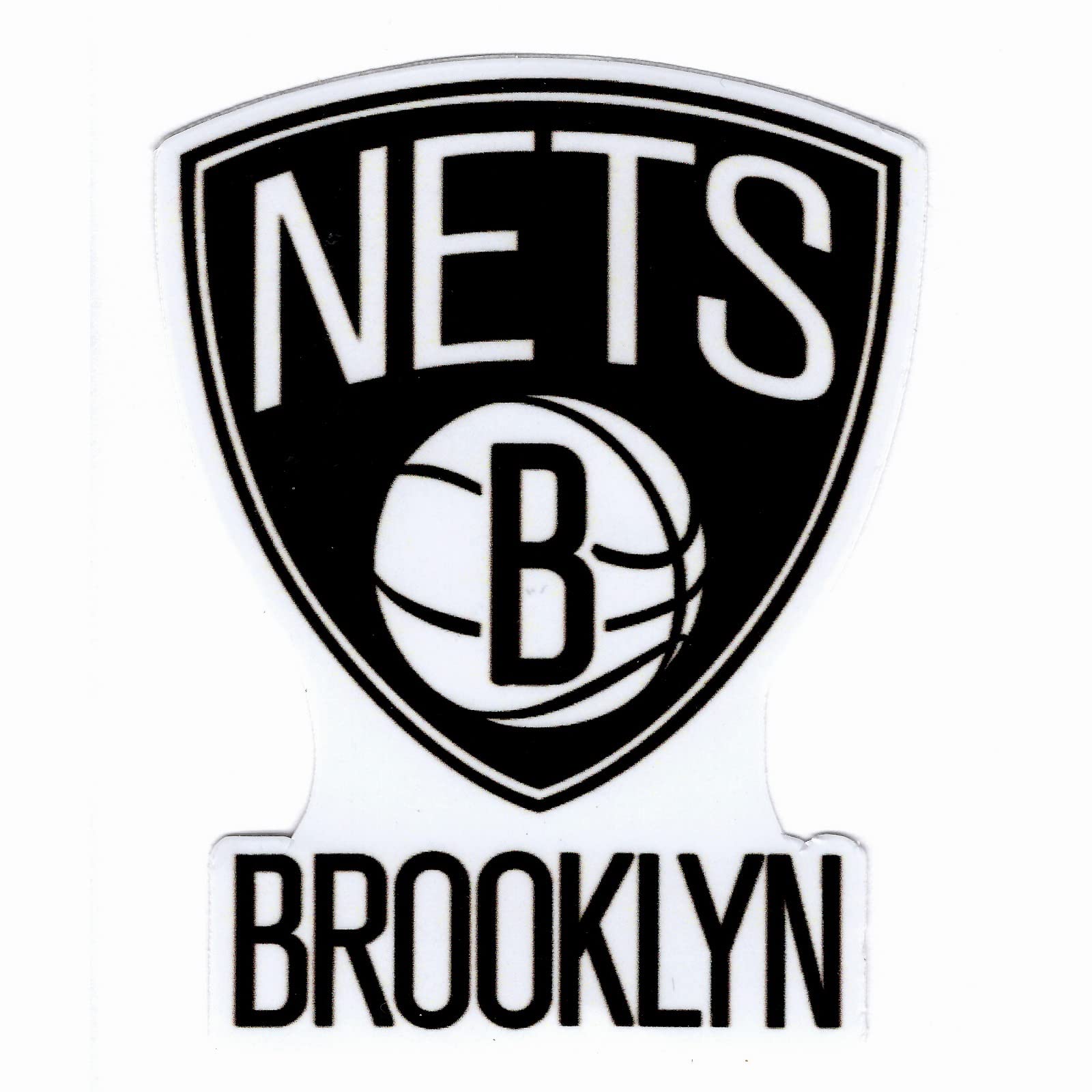 Amazon | ブルックリン・ネッツ(NBA)チームロゴ・ステッカー(Lサイズ