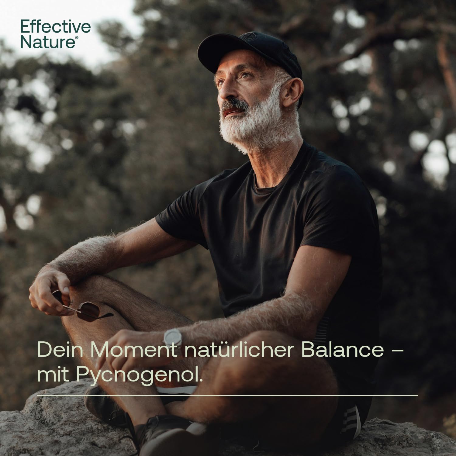 Effective Nature - Pinienrindenextrakt hochdosiert - Original Pycnogenol - mit Vitamin C aus der Acerolakirsche - Vegan - ohne Zusätze