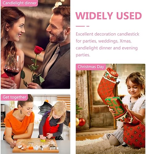 Miniatura 6 de HOMSFOU Candelabro judío Menorá del templo de Jerusalén, 7 ramas, candelabros judíos, candelabros para Hanukkah, ceremonia festiva, cena, fiesta,