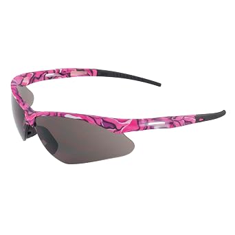 ERB 15341 Annie Safety Glasses, Pink Camo Frame/Clear Lens