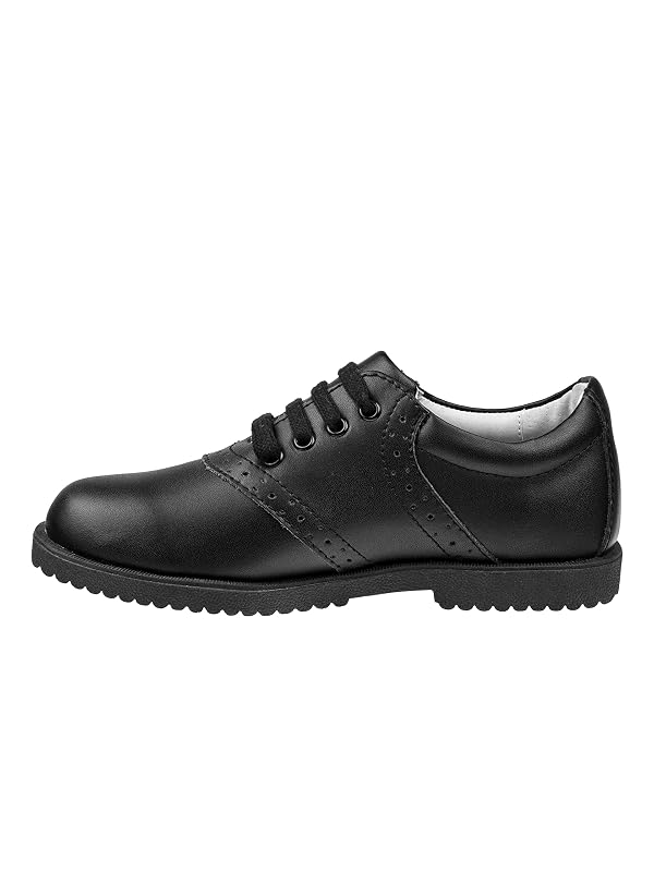 Josmo Honor Roll Kids Unisex Full Leather Uniform School Shoes, Black (2 Medium Big Kid) by Josmo - Used condition - Image 3