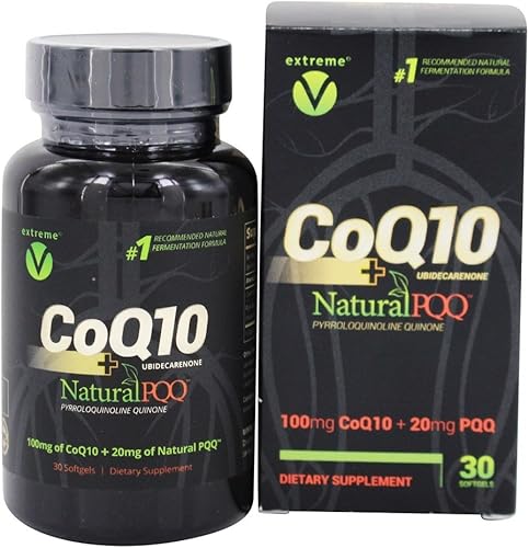 CoQ10 QQ - CoQ10 Plus Natural PQQ (2 botellas - 60 cápsulas blandas vegetarianas)