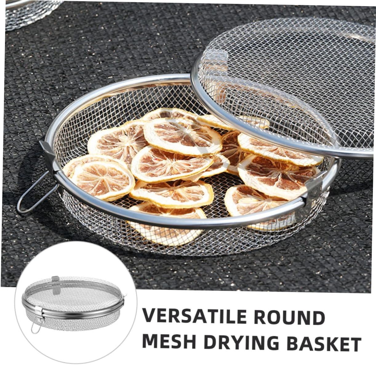 GLEAVI 2pcs Stainless Steel Dishwasher Utensil Basket Set Round Silverware Organizer for Chopsticks and Cutlery Compact Kitchen Storage Solution for Top Rack