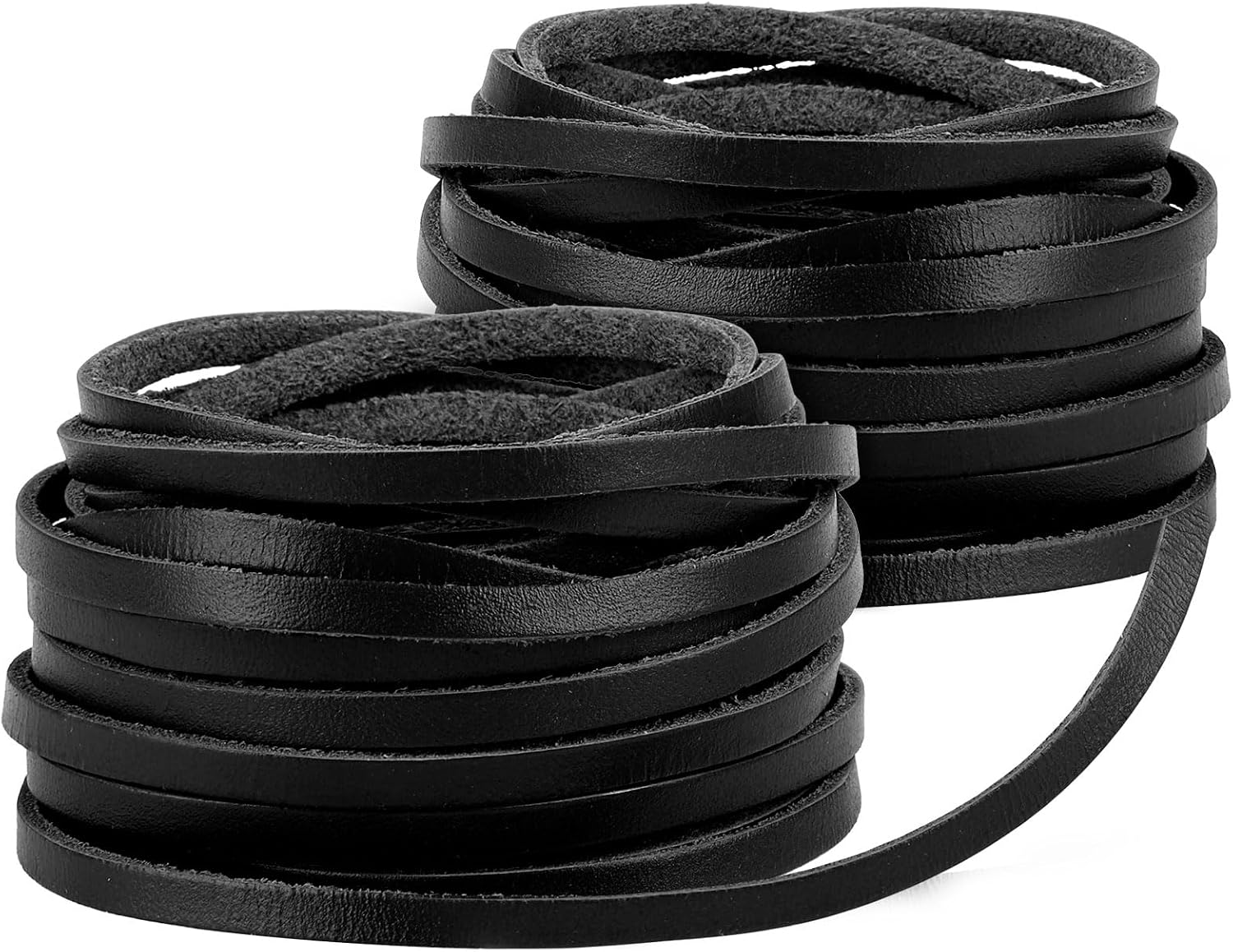 10 Yards Flat Genuine Leather Cord, Real Leather Strips, Leather String