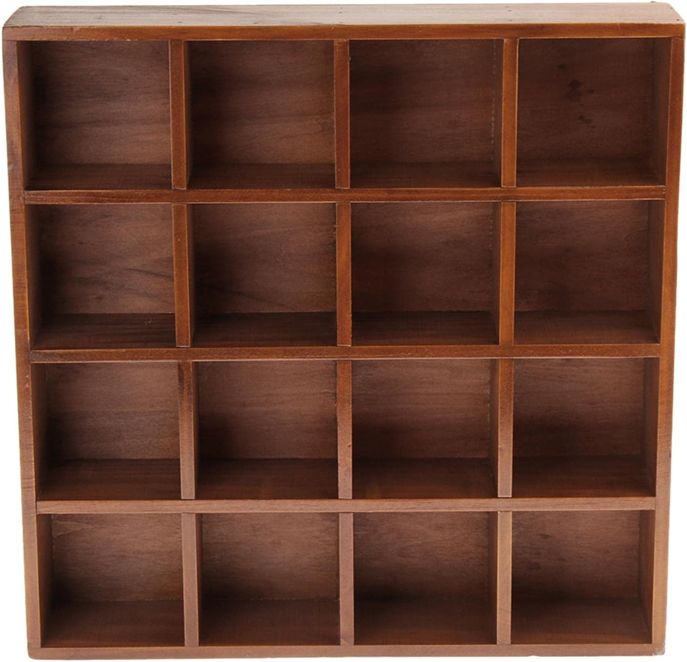 ARTISOUL® 16 Grids Style Wooden Wall Cabinet Shelf Cubby for Home Kitchen Organzation | Home Decor | Wall Shelves