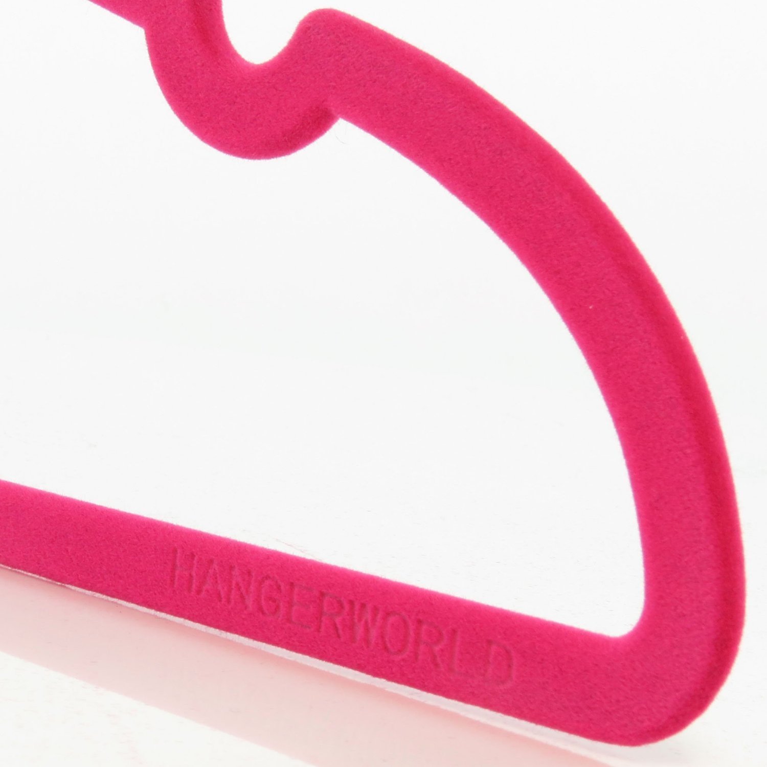 Hangerworld 10 Grucce per Hotel 44c in Plastica Nera con Gancio ad