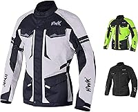 Vista 7 de Chaqueta de motocicleta para hombres para viajes y aventuras, reforzamiento CE, a prueba de agua, AVD, para las 4 estaciones