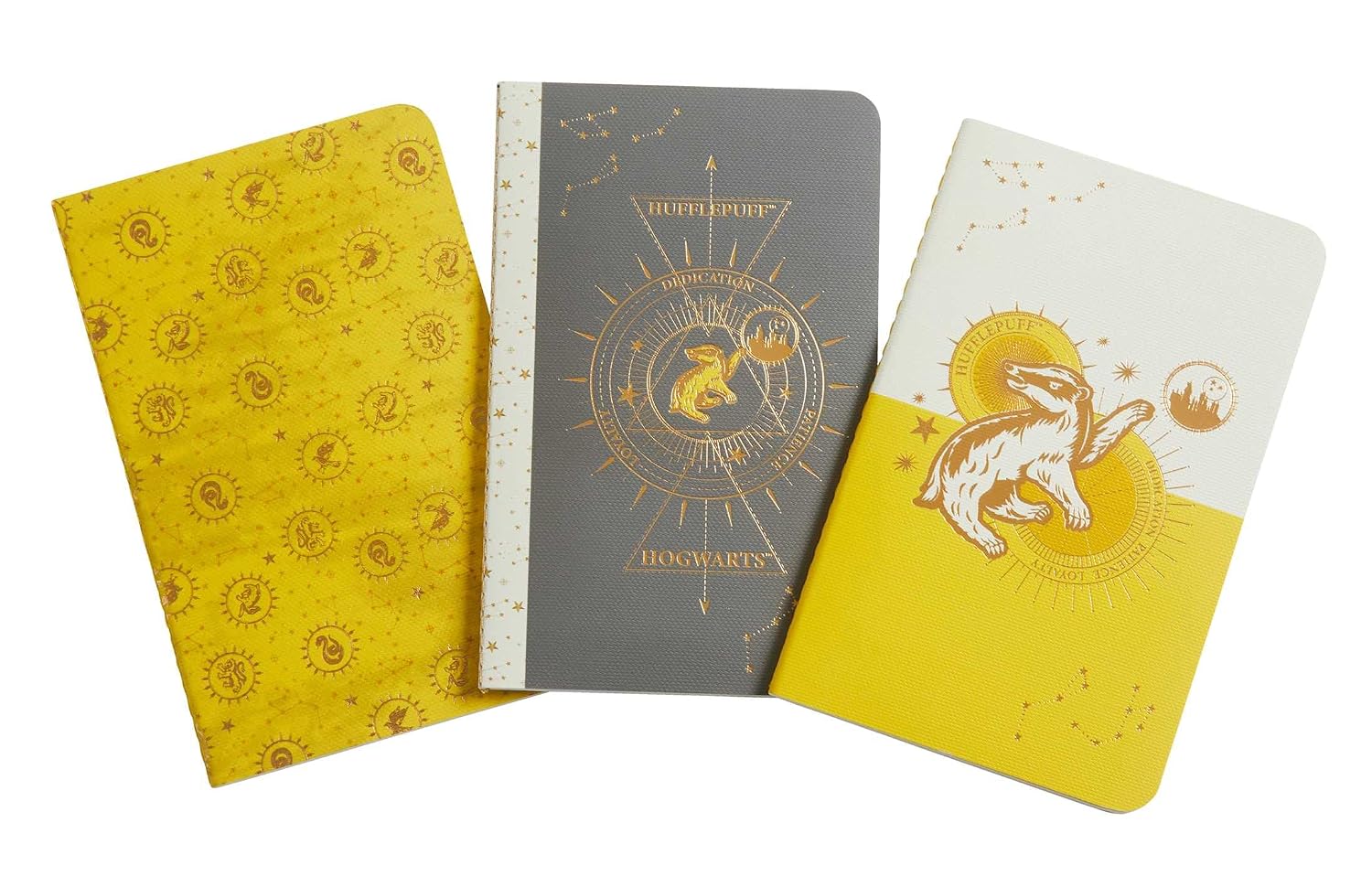 Harry Potter: Hufflepuff Constellation Sewn Pocket Notebook Collection (Harry Potter: Constellation)