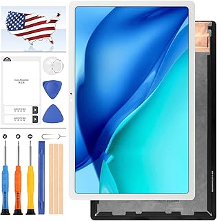 for Samsung Galaxy Tab A7 10.4 Screen Replacement T500 T505 LCD for Galaxy Tab A7 10.4 2020 SM-T500 SM-T505 LCD Display Touch Screen Digitizer Assembly Parts Kit with Repair Tools (White)