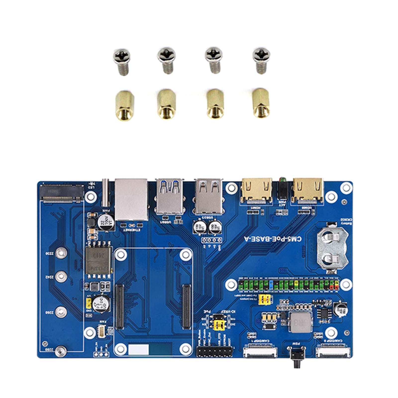 Scheda base Ethernet CM5 Modulo di elaborazione 5 con NVMe Disk e periferiche complete di connessione per sviluppatori accessori