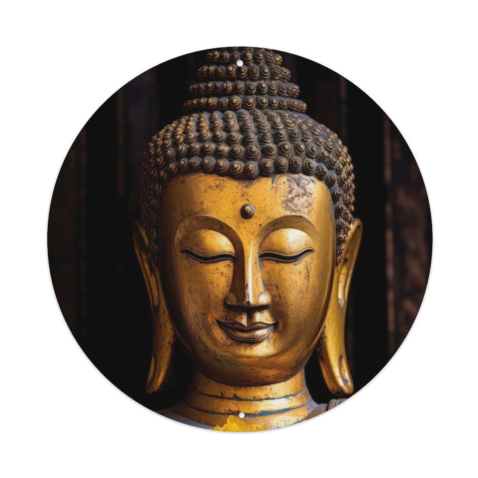 Zen Art Buddha Kindness Metal Tin Sign