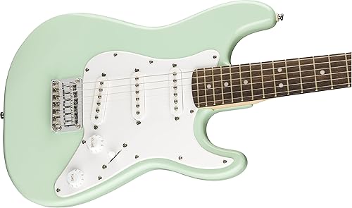 Miniatura 5 de Fender Squier - Guitarra eléctrica de tamaño 34 para niños, paquete de aprendizaje con amplificador, cable, sintonizador, correa, púas, lecciones en