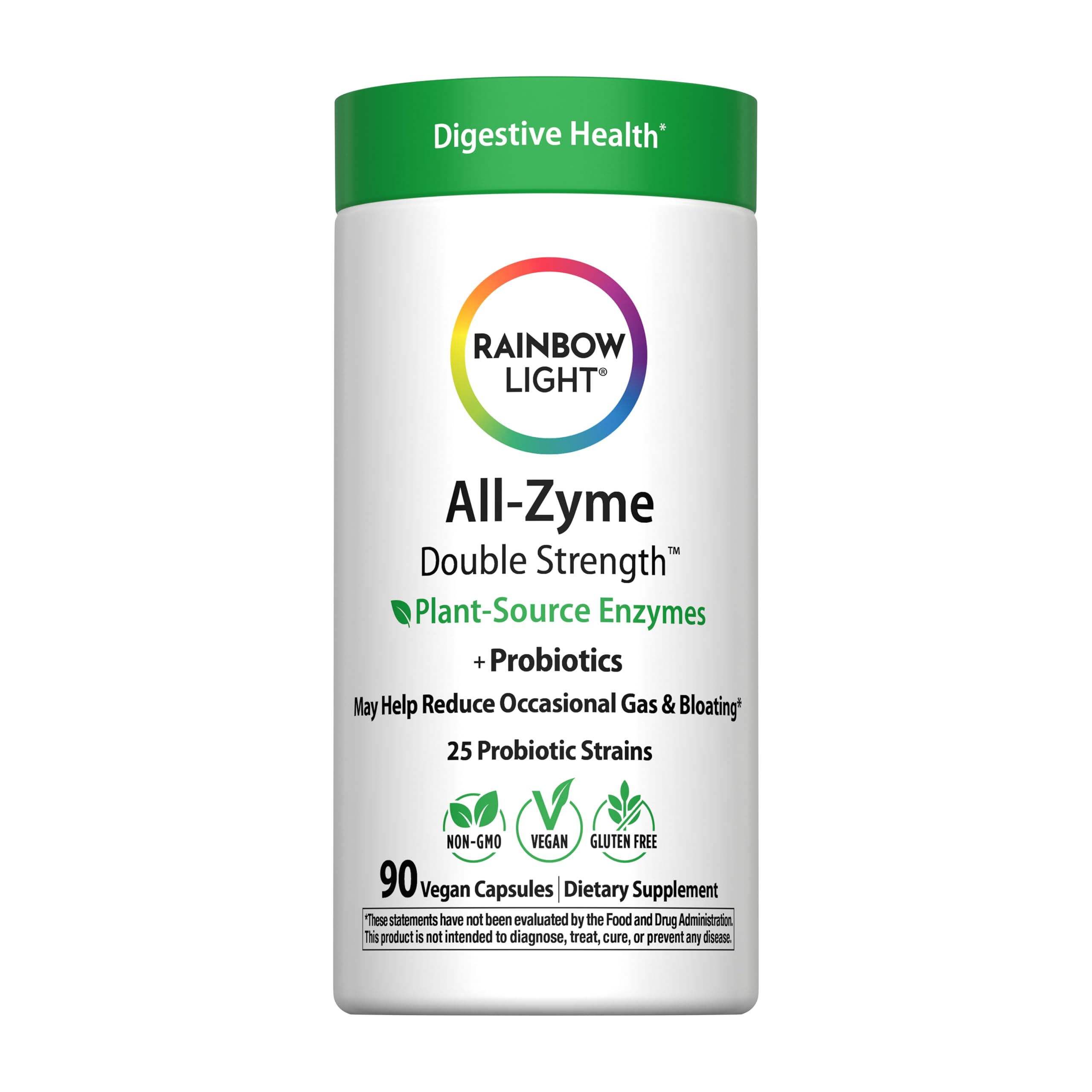 Amazon.com: Rainbow Light Advanced Enzyme Supplement | 90 Capsules