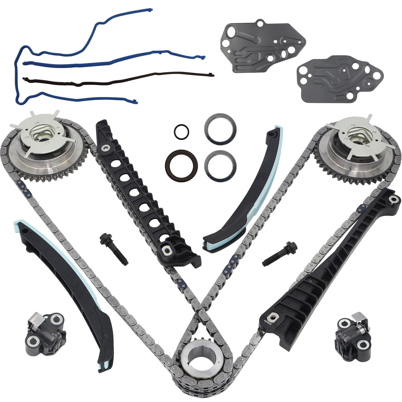Timing Chain 3V Kit W/Cam Phasers Fits 04-08 Ford F150