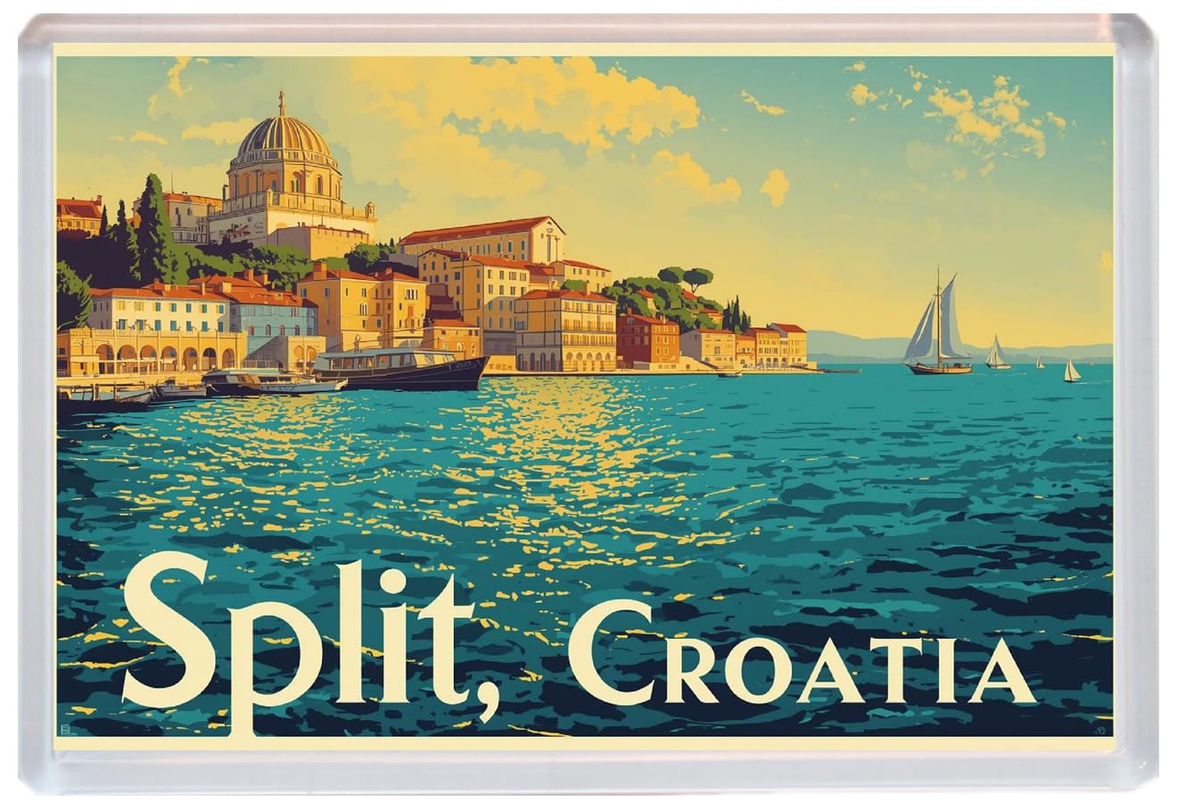 Split - Croatia - Jumbo Artistic Fridge Magnet 96 x 67mm BBSFHM3484